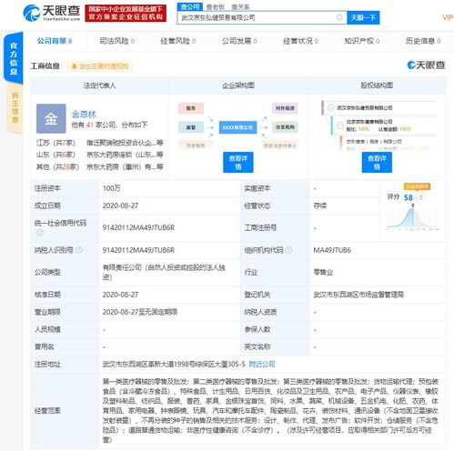 京東健康布局華中市場，武漢新公司拓寬醫(yī)療器械業(yè)務(wù)版圖